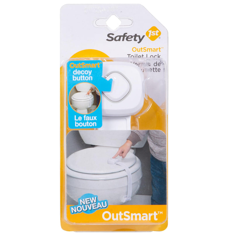 [Australia] - Safety 1st OutSmart Toilet Lock, White, 1 Count (Pack of 1) 1 Count (Pack of 1) 
