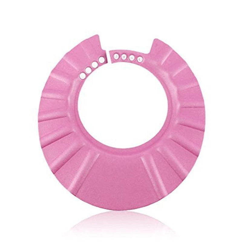 [Australia] - Baby Safe Shampoo Shower Bathing Protection Soft Shower Cap Hat Wash Hair Shield for Children Kids (Pink) Pink 