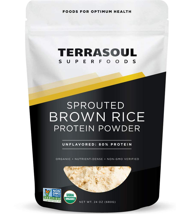 [Australia] - Terrasoul Superfoods Organic Sprouted Brown Rice Protein Powder, 1.5 Pounds 