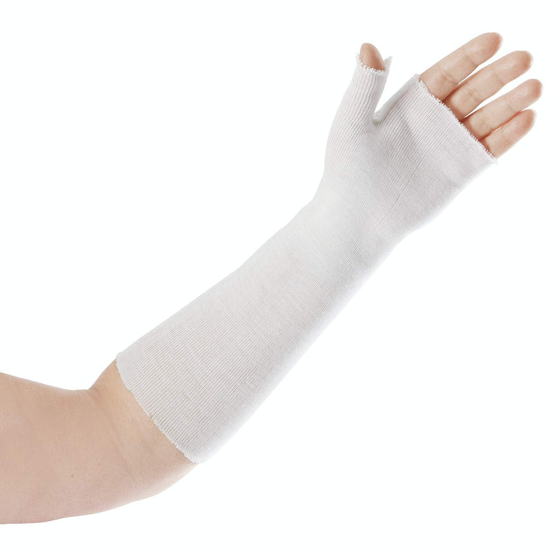 [Australia] - Rolyan Thumb Spica Stockinette, Stockinette Tubing, Cotton Stockinette for Pre-Wrap Use, Cotton Wrist Sleeve for Skin Protection Under Splints, Splint Fabrication Liner, Pack of 10, Size Small 