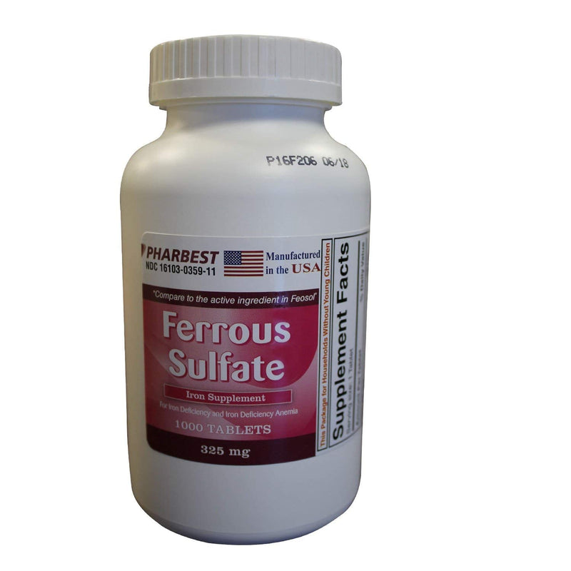 [Australia] - Ferrous Sulfate 325 mg Tablets, 1000 Count 