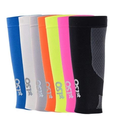 [Australia] - OS1st Calf Compression Sleeves for Men & Women relieves shin splints, leg fatigue and reduces recovery time Small Grey 