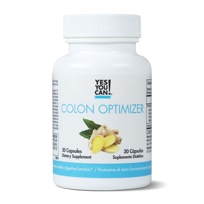 [Australia] - Yes You Can! Probiotics Colon Optimizer Supplement - Gut Health and Stomach Supplement for Men and Women, Organic Probiotics with Ginger and Peppermint for Digestive Health, 30 Capsules - 1 Pack 30 Count (Pack of 1) 