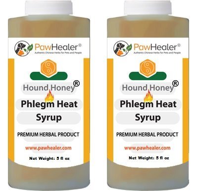 Dog Cough Remedy - Hound Honey: Phlegm Heat - 2PAK - Loud - Honking Cough 5 fl oz ea Bottle… - PawsPlanet Australia