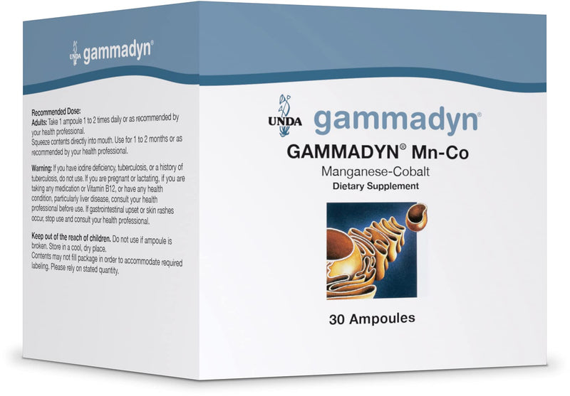 [Australia] - UNDA GAMMADYN Mn-Co | Manganese-Cobalt Oligo-Element Supplement | 30 Ampoules 