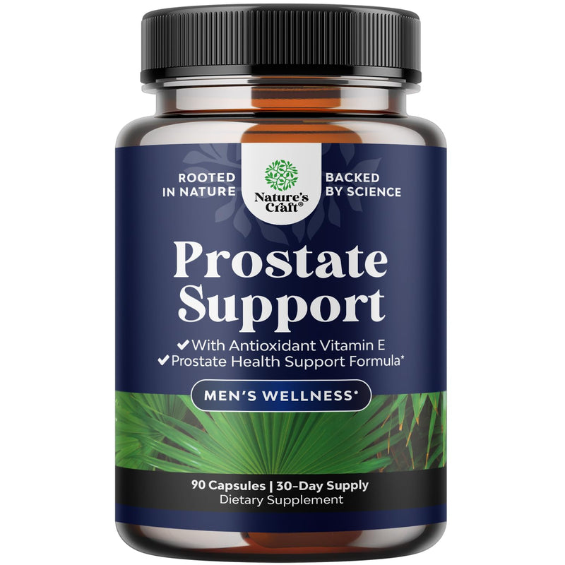 [Australia] - Herbal Prostate Supplement for Men - Potent Pygeum and Saw Palmetto Extract with Beta Sitosterol & Green Tea for Urinary Tract Support - Male Health Blend for Frequent Urination - 90 Capsules 90 Count (Pack of 1) 