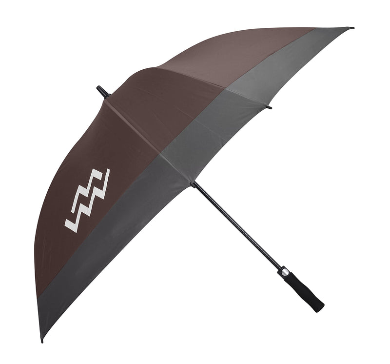 Golf Umbrella 62 Inch - Windproof -Automatic Open - UV Protection- Square Umbrella for Men Women - Umber on Ash - One Size