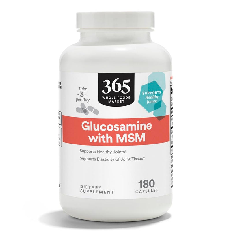[Australia] - 365 by Whole Foods Market, Glucosamine with MSM, 180 Capsules 