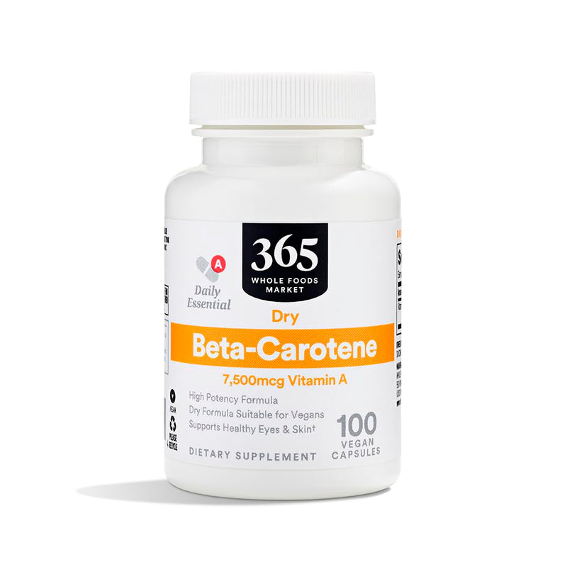 [Australia] - 365 by Whole Foods Market, Beta Carotene Dry 15000 MCG, 100 Count 