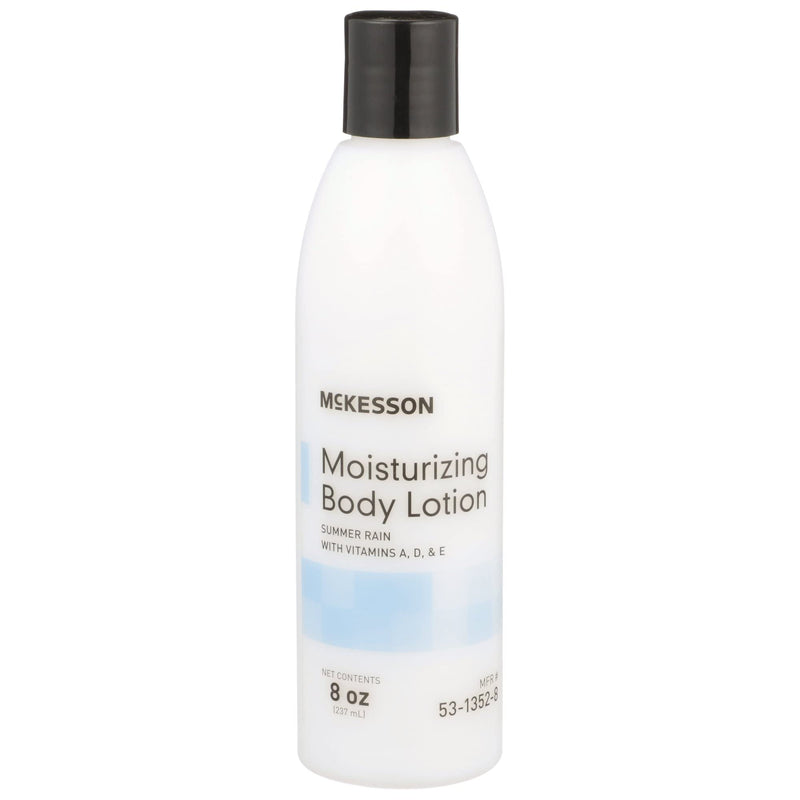 McKesson Moisturizing Body Lotion with Vitamins A, D, E, Summer Rain Scent, 8 oz, 1 Count 1 Ounce (Pack of 1)