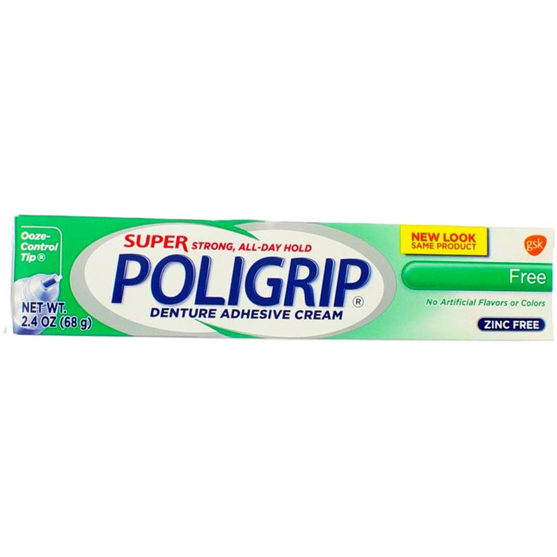[Australia] - Super Poligrip Free Cream 1X2.4Oz/68G_Us (Pack of 1) 
