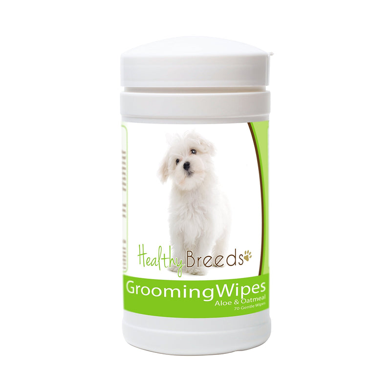 Healthy Breeds Maltese Grooming Wipes 70 Count 70 Ct - PawsPlanet Australia
