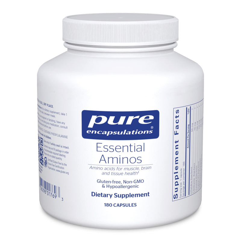 [Australia] - Pure Encapsulations Essential Amino Acids - Muscle Recovery Support & Health* - with Leucine, Threonine & Tryptophan - 180 Capsules 180 Count (Pack of 1) 