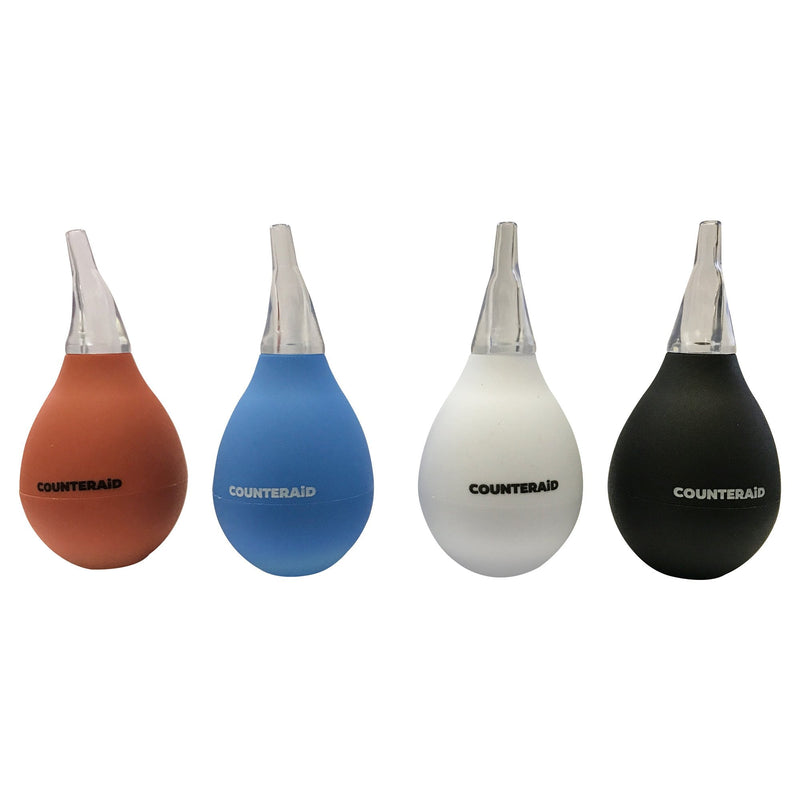 [Australia] - Washable and Reusable, Nasal Aspirator, Ear Wax Syringe, Ulcer Syringe, Bulb Syringe for Babies and Infants, with Tip Which Can Be Taken Apart for Easy Cleaning, 4 Pack - by CounterAid 