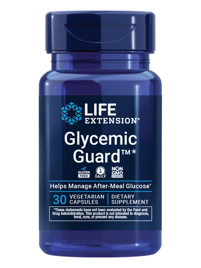 Life Extension Glycemic Guard, 30 Capsules | Clove & Maqui Berry Extract, Helps Maintain Already-Healthy Glycemic Balance, Gluten-Free, Non-GMO & Vegetarian, 1 Daily