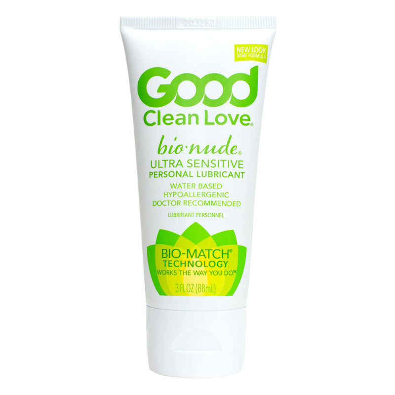 [Australia] - Good Clean Love BioNude Ultra Sensitive Personal Lubricant, Water-Based & Hypoallergenic Lube, Unscented Intimate Wellness Gel for Men & Women, 3 Oz 3 Fl Oz (Pack of 1) 