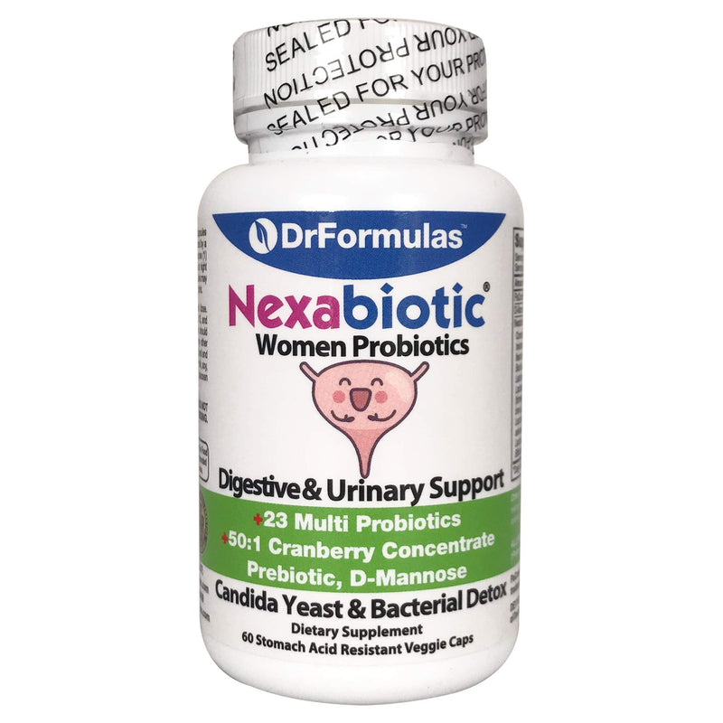 DrFormulas Probiotics for Women | Nexabiotic Probiotic to Support Pregnancy, Mom & Baby Best Used with Prenatal Vitamins & Postnatal Multivitamins 60 Count (Pack of 1)