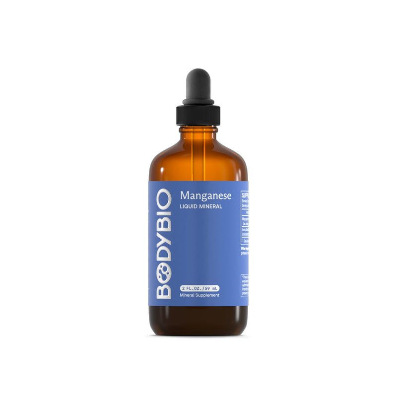[Australia] - BodyBio - Liquid Manganese for Bone Health, Connective Tissue & Metabolism Support - High Absorption, Pure, Concentrated Manganese Supplement - 2oz 