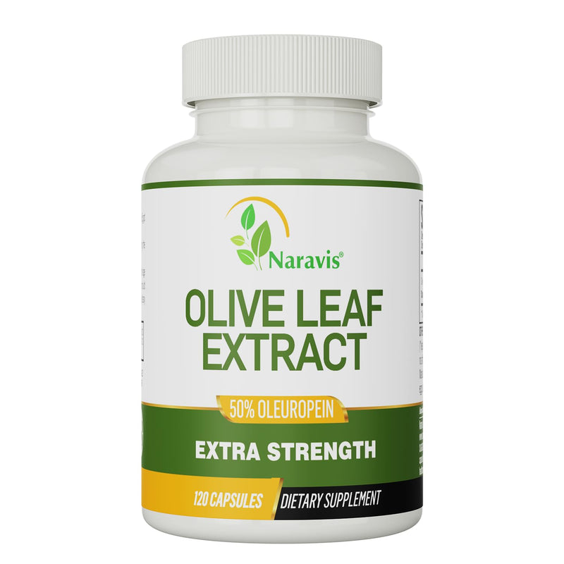 [Australia] - Olive Leaf Extract - 4-Month Supply - 50% Oleuropein Highest Concentration 