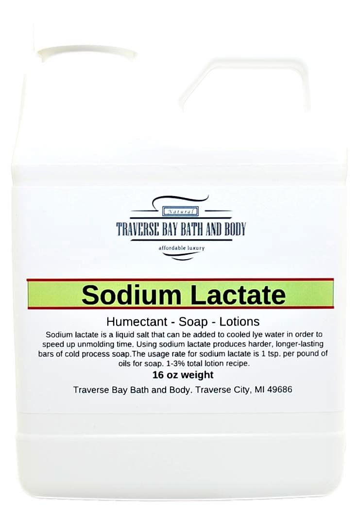 [Australia] - Sodium Lactate, 16 oz, Safety Sealed Container. 60% Concentration USP Natural Preservative Made in The USA 