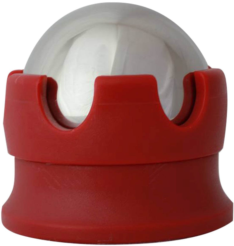 [Australia] - Massage Roller Ball - Stainless Steel Gel Balls for Heat + Ice Therapy - Back, Shoulder, Calf, Foot Massager with Heat or Cold - Myofascial Release - Deep Tissue Trigger Points - Hot Cold Roller.. Red 55mm 