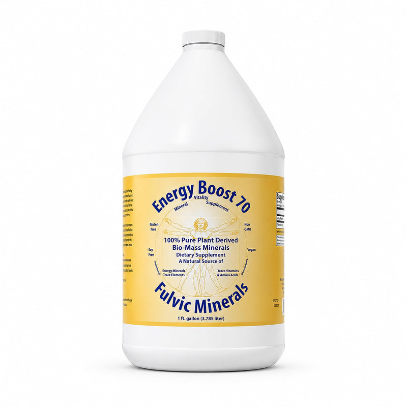 Fulvic Minerals Trace Elements Vitamins and Amino Acids Morningstar Minerals (1 Gallon)