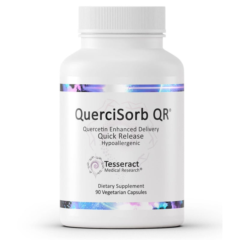 Tesseract Medical Research QuerciSorb QR Immune Support Supplement, Quick Release Quercetin, Supports Immune Function and Overall Health* Hypoallergenic, 400 mg, 90 Capsules