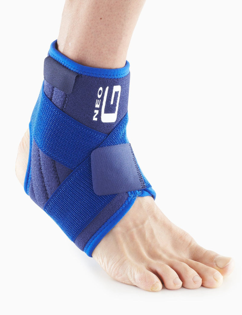 [Australia] - Neo-G Ankle Support, Stabilized Support with Figure of 8 Strap – Support for Arthritis Relief, Joint Pain, Ankle Injuries, Sprains – Adjustable Compression – Class 1 Medical Grade – Unisex – Blue 