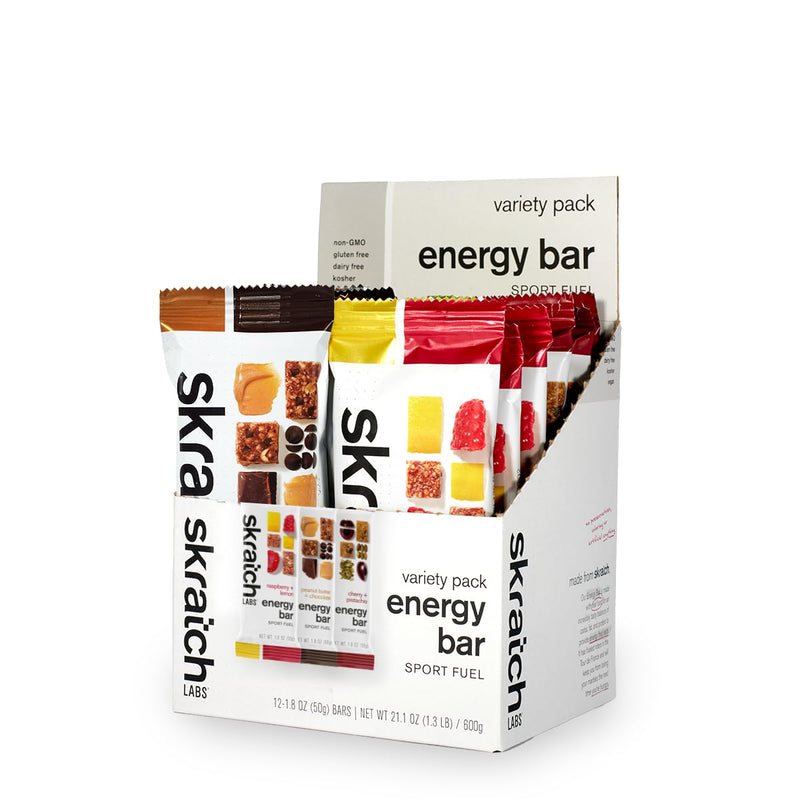 [Australia] - SKRATCH LABS Energy Bar | Variety Pack (12 pack) | Plant Based Healthy Snack | Low Sugar, Plant Protein, Ancient Grains | non-gmo, gluten free, soy free, vegan, kosher 12 Count (Pack of 1) 