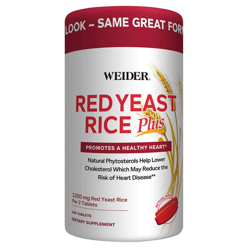 [Australia] - Weider Red Yeast Rice Plus 1200 mg, 240 Tablets 