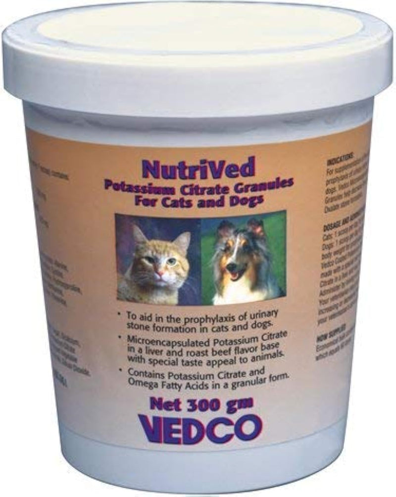 Potassium Citrate Granules NutriVed 300gm - PawsPlanet Australia