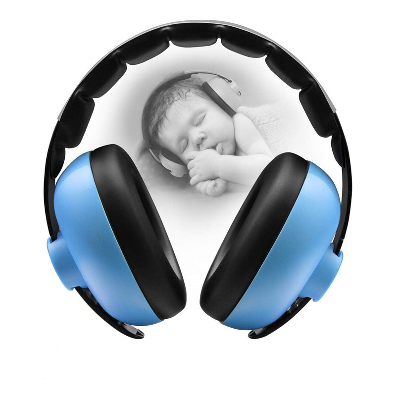 [Australia] - Baby Ear Protection Noise Cancelling Headphones for Babies for 3 Months to 3 Years (Blue) Blue 