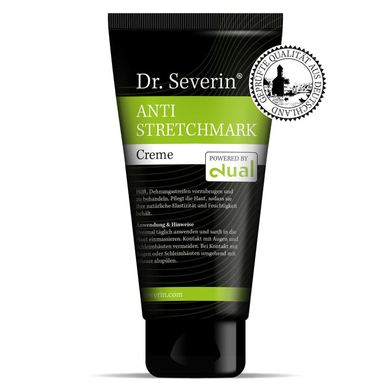 [Australia] - Anti-Stretch Solution: Dr. med. Severin® Stretch mark Cream powered by dual. Prevent + remove stretch marks during muscle building + pregnancy, effective ointment against stretch marks, innovative. 