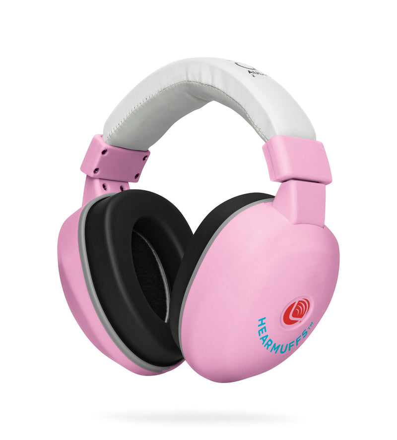 [Australia] - Lucid Audio HearMuffs Baby Hearing Protection (Over-The-ear Sound Protection Ear Muffs Infant/Toddler/Child) (Pastel Pink) 