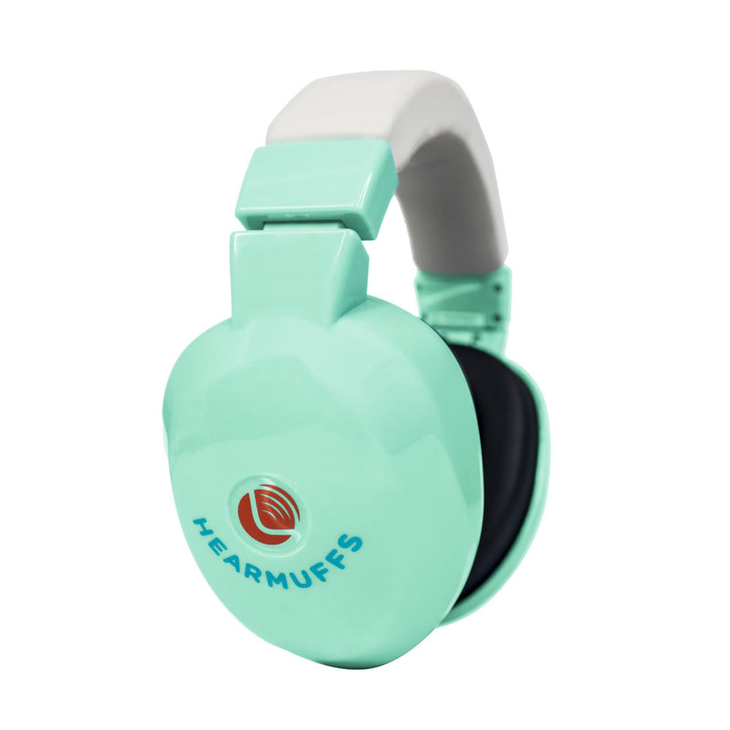 [Australia] - HearMuffs - Over-the-Ear Noise Reducing Hearing Protection for Infants & Toddlers - Fits Kids Ages 0-4 Spa Green 