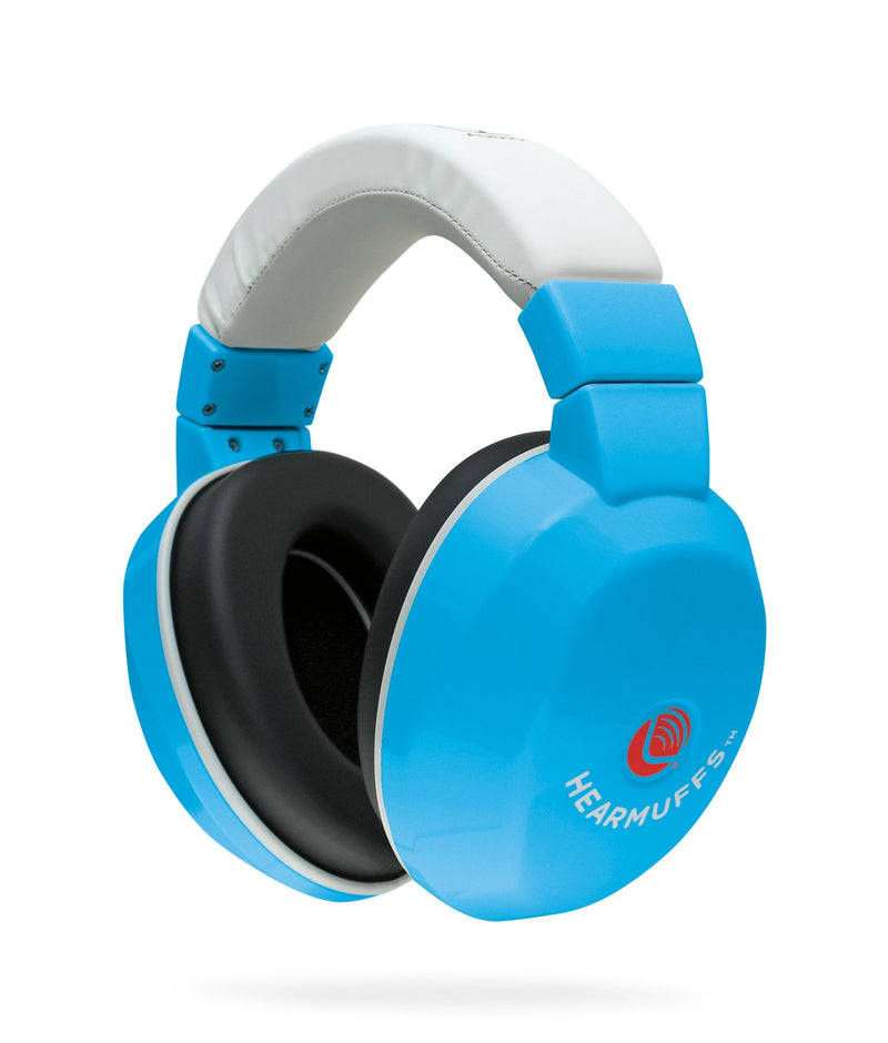 [Australia] - Lucid Audio HearMuffs Kids Hearing Protection Blue/White (Over-the-ear Sound Protection Ear Muffs Ages 5+) 