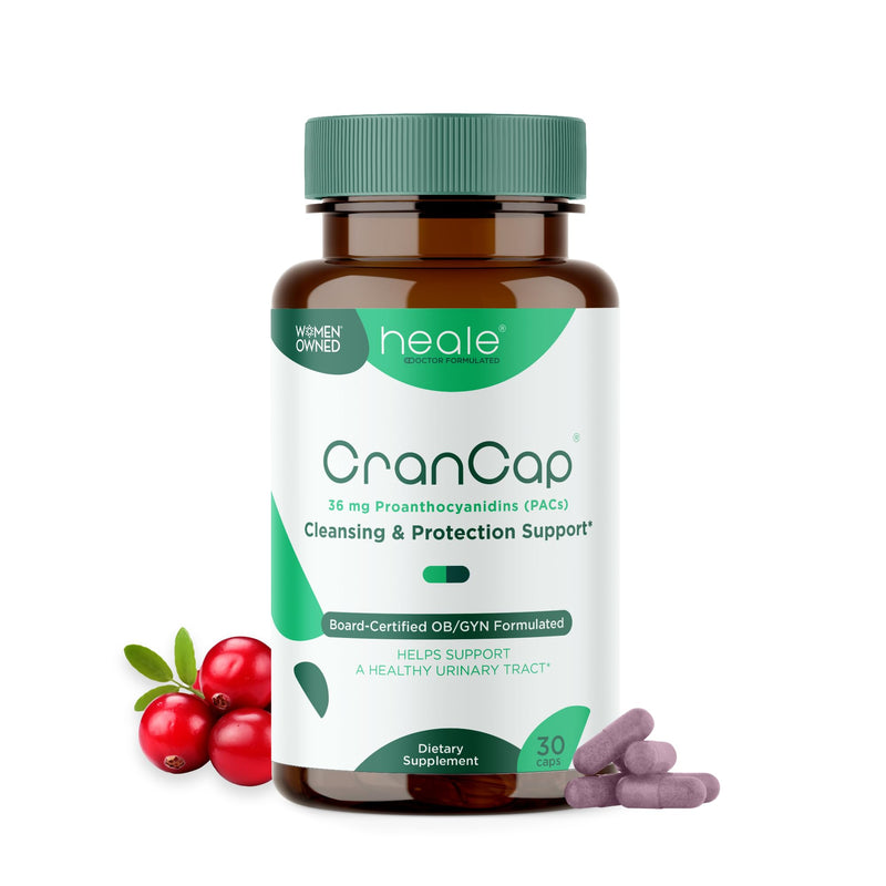 [Australia] - Cranberry Pills - Urinary Tract Health Cranberry Supplement - 36mg of Potent PACs - Non GMO, Vegan, Gluten Free - by Heale - 30 Capsules 30 Count (Pack of 1) 