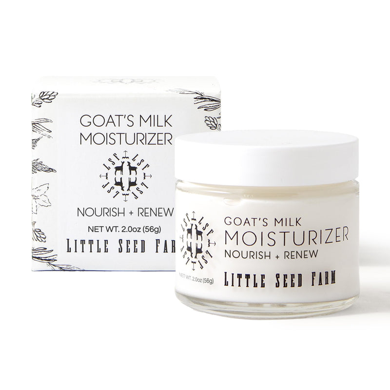 Little Seed Farm Goat's Milk Face Moisturizer - Organic Face Cream, 2 oz | All natural, organic moisturizer, gentle daily face lotion for women and men, lightweight daily hydration 2 Ounce (Pack of 1)