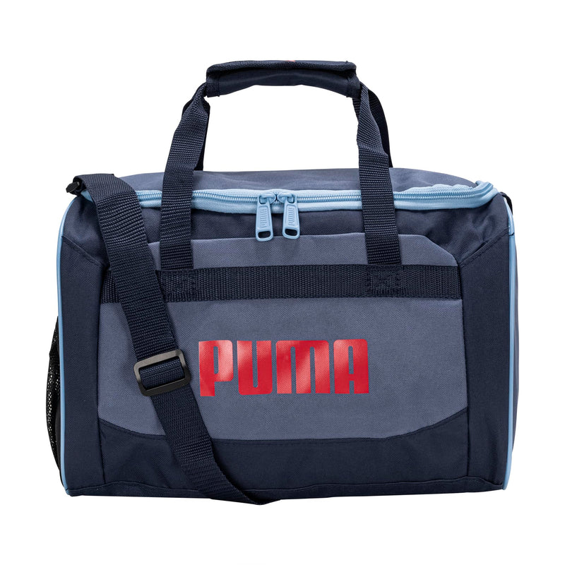 PUMA Kids' Transformation 14" Duffel Bag One Size Navy/Red