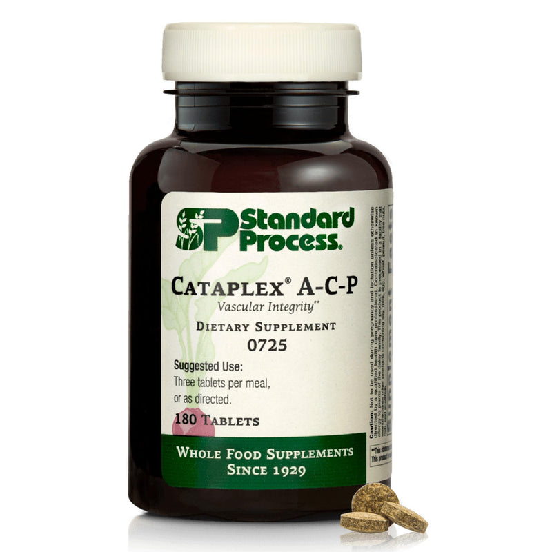 Standard Process Cataplex A-C-P, Cell, Tissue & Immune Support, 180 Tablets | Healthy Cell and Tissue Supplement, Supports Dental Health and Immune System Function, Contains Vitamin A and C 180 Count (Pack of 1)