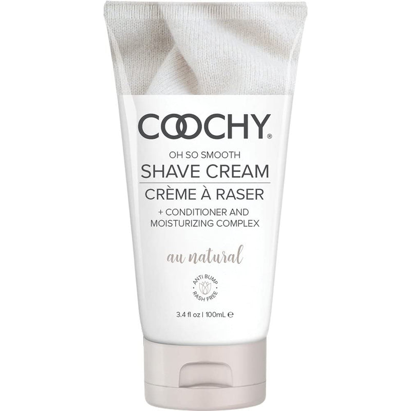 Coochy Shave Cream - Moisturizing Shave Lotion - Gentle Intimate Shaving Cream - For Bikini Area, Underarms, Legs & More - Rash-Free, Hydrating Formula - Au Natural, 3.4 oz 3.4 Ounce (Pack of 1)