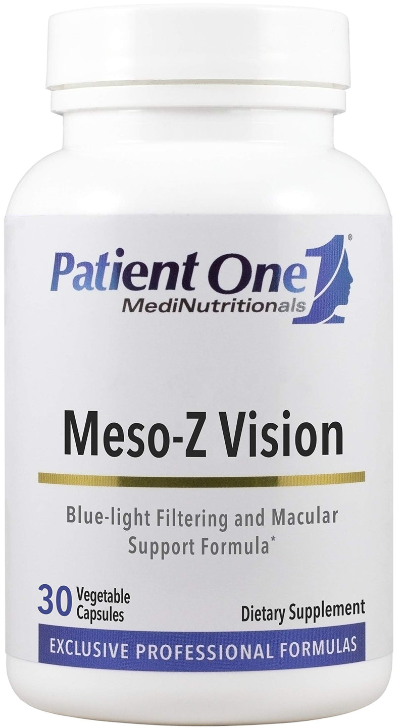 [Australia] - Patient One Meso-Z Vision | Supplement to Support Eye Health and Blue Light Filtering* | with Lutein, Zeaxanthin and Meso-Zeaxanthin | 30 Capsules 