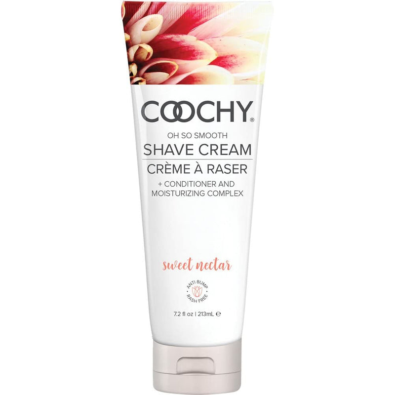 [Australia] - Coochy Shave Cream - Moisturizing Shave Lotion - Gentle Intimate Shaving Cream - For Bikini Area, Underarms, Legs & More - Rash-Free, Hydrating Formula - Sweet Nectar, 7.2 oz 7.2 Fl Oz (Pack of 1) 