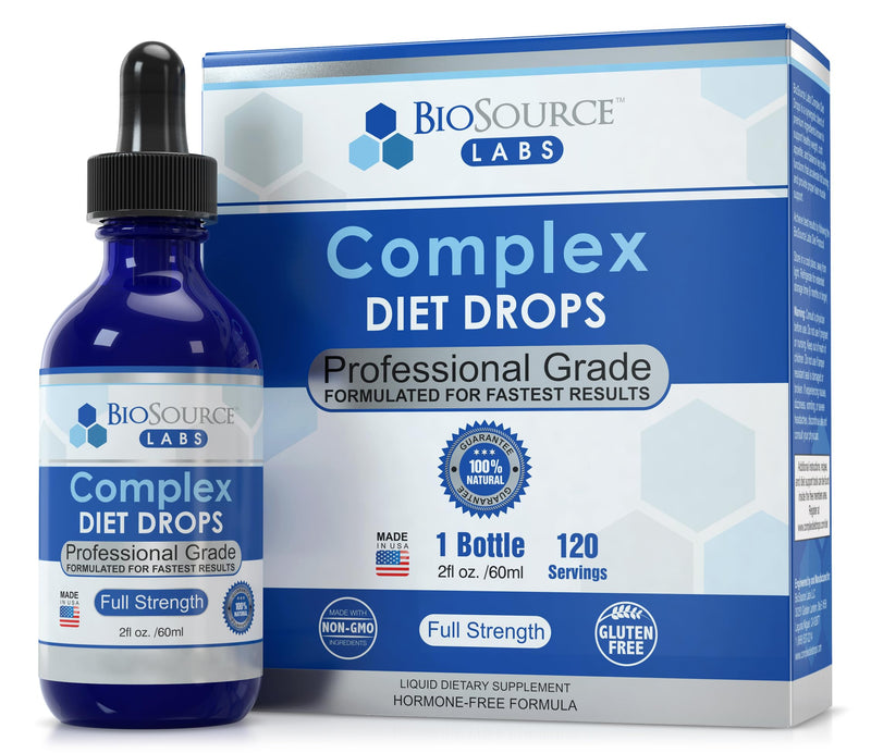 [Australia] - Complex Diet Drops – Best Natural Weight Management Drops for Men and Women (1 Bottle, 2 fl oz) - 30 Day Supply 2 Fl Oz (Pack of 1) 
