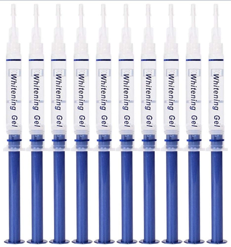 [Australia] - Teeth Whitening Gel Syringe Refill 10 Pack | 35% Carbamide Peroxide - 60 Treatments | Faster Results Than Tooth Whitening Strips - Pen - Powders and Toothpaste | Safe for Sensitive Teeth 10 Count (Pack of 1) 