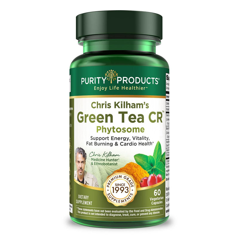 [Australia] - Purity Products Green Tea CR w/Phytosome Technology for Boosted Bioavailability from Chris Kilham 60 Capsules 
