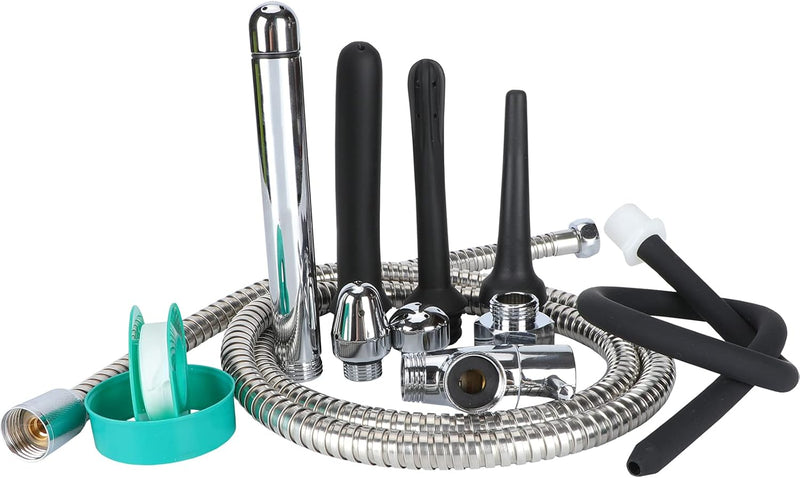 [Australia] - Enema Cleansing System, Shower Kit with 5.5", 6" and 10" Tips. 