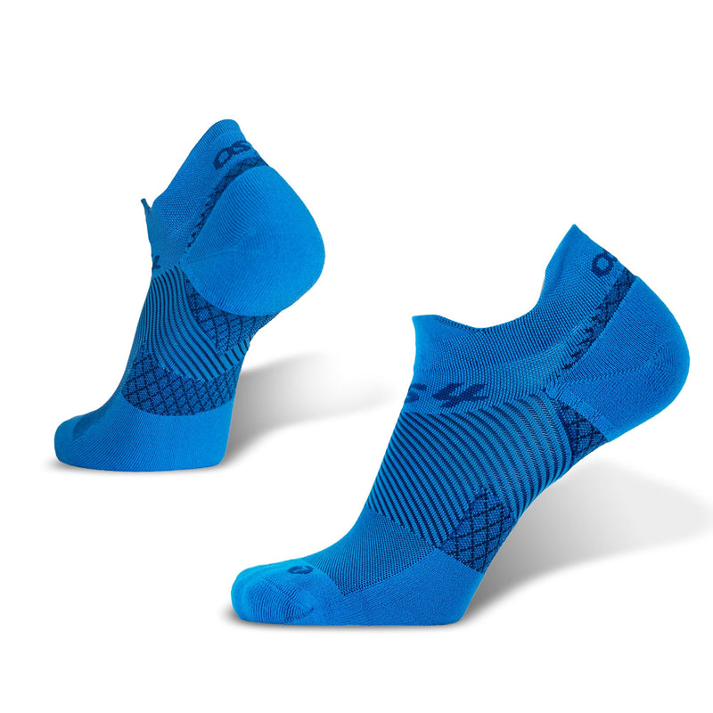 OS1st FS4 Plantar Fasciitis No Show Socks relieves plantar fasciitis, heel/arch pain and improves circulation Medium Blue