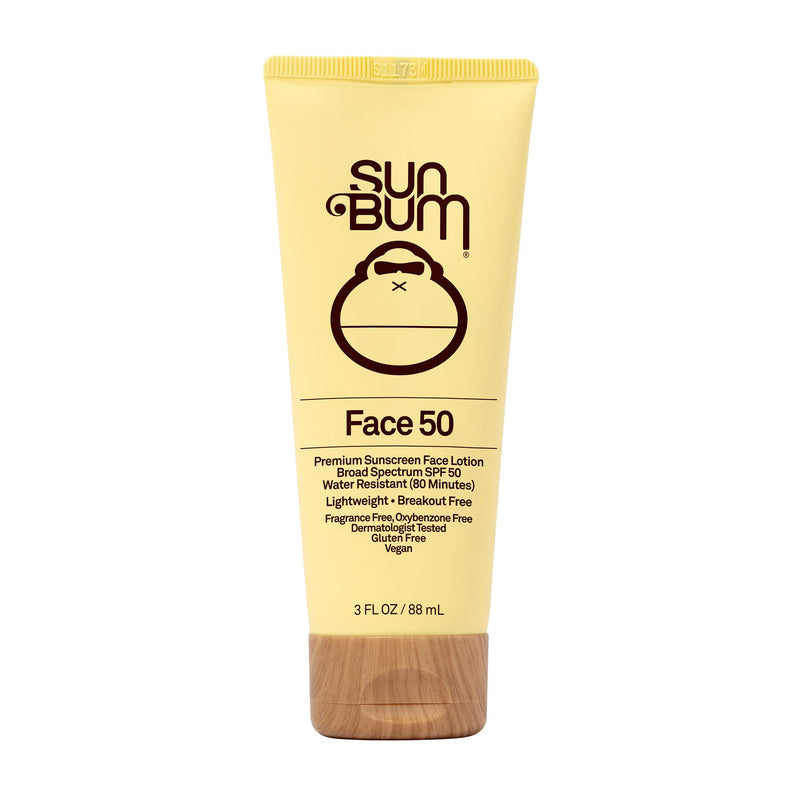 [Australia] - Sun Bum Original SPF 50 Sunscreen Face Lotion | Vegan and Hawaii 104 Reef Act Compliant (Octinoxate & Oxybenzone Free) Broad Spectrum Fragrance-Free Moisturizing UVA/UVB, with Vitamin E|3oz 3 Fl Oz (Pack of 1) 