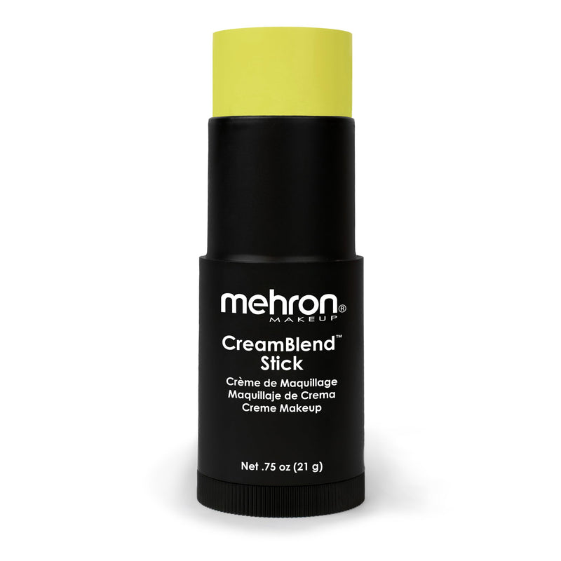 [Australia] - Mehron Makeup CreamBlend Stick | Face Paint, Body Paint, & Foundation Cream Makeup | Perfect for Halloween .75 oz (21 g) (Ogre Green) Ogre Green 1 Count (Pack of 1) 